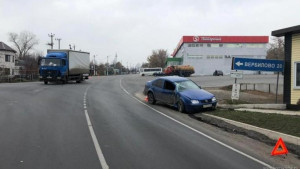 Женщина пострадала в столкновении «Фольксвагена» и МАЗа