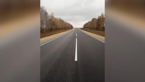 В Липецкой области отремонтировали участок дороги трассы Афанасьево–Измалково