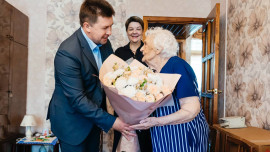 Ветеран Великой Отечественной войны Маргарита Чернокалова отметила 100-летний юбилей