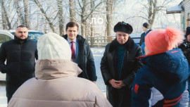 Губернатор Липецкой области встретился с жителями пострадавшей от атаки многоэтажки в Ельце