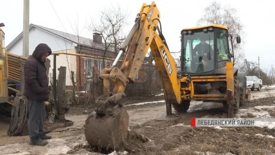 В Лебедянском районе устранят порывы воды (видео)