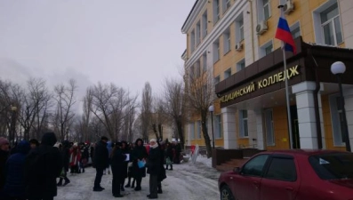 В Липецке эвакуируют студентов и преподавателей медколледжа на ул. 9 мая