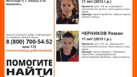 Пропавшие мальчики найдены в Липецке