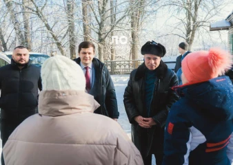 Губернатор Липецкой области встретился с жителями пострадавшей от атаки многоэтажки в Ельце