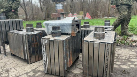 Липецкие сварщики сделали для бойцов на фронте печи для обогрева