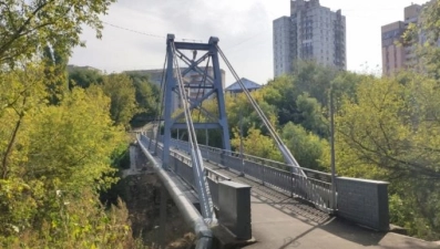 Завершился ремонт единственного в Липецке вантового моста