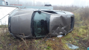 «Гранта» перевернулась в Лебедянском районе