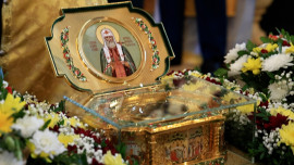 Ковчег с мощами святителя Тихона прибыл в главный храм Липецка