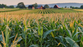 В Липецкой области намолотили первые 100 тысяч тонн кукурузы