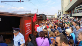 Поезд Победы приехал в Липецк