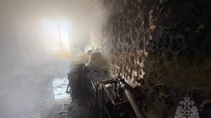 В Ельце в микрорайоне Александровский женщина пострадала в пожаре