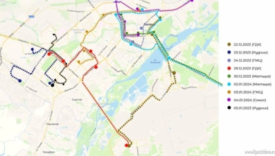 Новогодний автобус будет курсировать по Липецку две недели