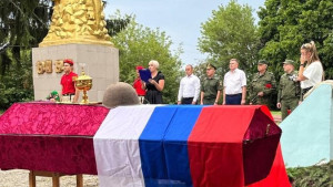 Неизвестный солдат перезахоронен в Тербунском районе