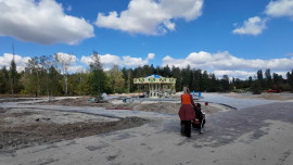 В липецком Петропарке тестово запустили карусель