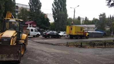 На Московской частично заменили старый водопровод