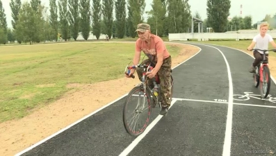 В Грязях появился велотрек (видео)