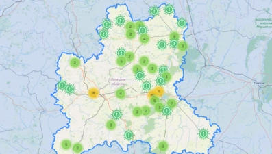В Липецке появилась карта распространения COVID-19 