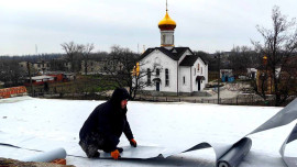 Липецкая область помогла отремонтировать крышу детсада в подшефном Володарском округе ДНР 