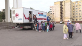 Прививку от гриппа можно сделать в мобильном центре здоровья