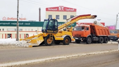 Итоги уборки улиц за выходные: более 450 тонн противогололёдных материалов и 1000 кубометров снега