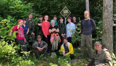 Липецкий экоактивист помог благоустроить Калужский заповедник