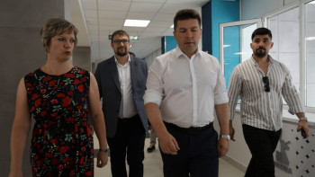 Роман Ченцов проверил липецкую школу №70 после завершения капремонта