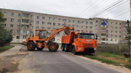 Грунт за сутки вывезли с шести улиц Липецка