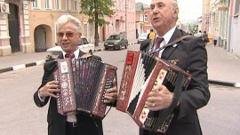 В преддверии финала межрегионального фестиваля "С винтовкой и гармонью", г. Елец