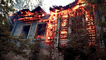 Нежилой дом горел в Измалковском округе