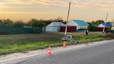 8-летний велосипедист попал под колёса ВАЗа под Усманью