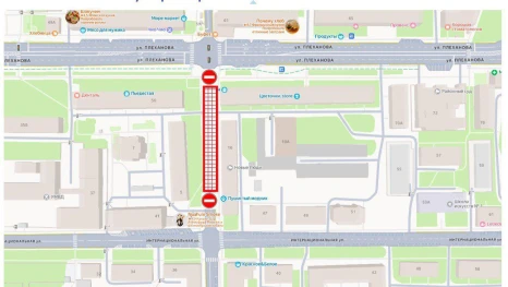 С 1 ноября возобновится движение автобусов по улице Плеханова