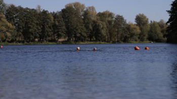 На пляжах Липецкой всё ещё можно наблюдать купающихся