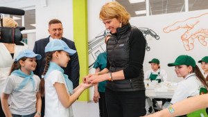 Оксана Лут и Игорь Артамонов посетили построенные по КРСТ объекты в Лебедяни