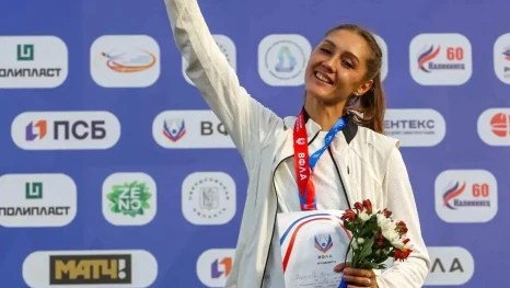 Липецкая прыгунья Кристина Королёва завоевала бронзу на чемпионате России