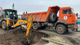 В Липецке на улице Барашева завершили ремонт водовода