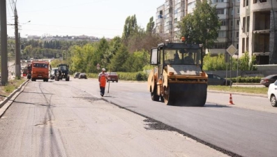 Ремонт дороги на Полиграфической в Липецке заканчивается