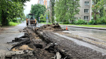 На улице Семашко в Липецке начался большой ремонт дороги