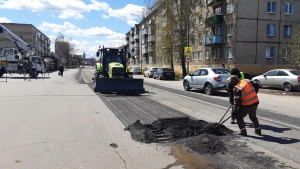 В Грязях на двух улицах начались дорожные работы в рамках национального проекта 