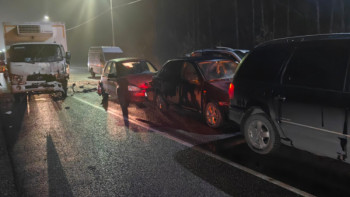 Пять автомобилей столкнулись в Липецкой области