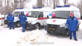 Липецкие медики получили новые автомобили