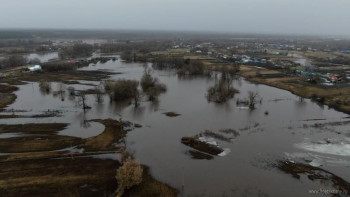 В Липецкой области село Ратчино затопило