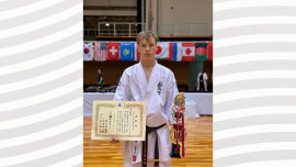 Липецкий каратист везёт из Японии серебряную медаль