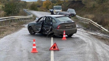 Пассажирка иномарки пострадала в ДТП в Липецкой области