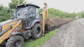 В Данковском районе прокладывают новые водопроводные сети