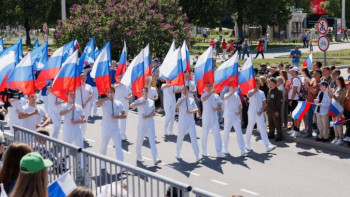 Липецкие спортсмены приняли участие в шествии на ВДНХ