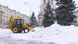 Липецк пытается справиться со снегом