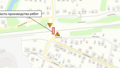 28 августа в Липецке на улице Станционной ограничат движение по ж/д переезду
