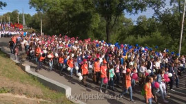 Большое посвящение в студенты прошло на пл. Петра Великого