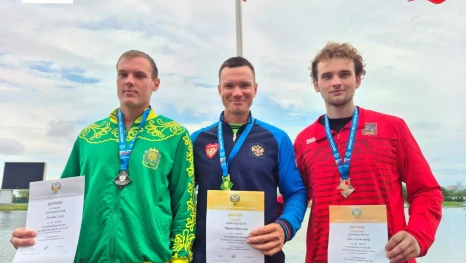 Липецкий гребец Глеб Гугнин завоевал серебро чемпионата России
