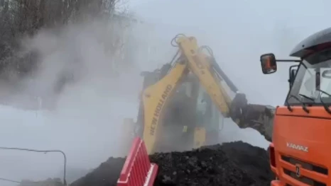 Ремонт теплосети начался на улице Калинина в Липецке 